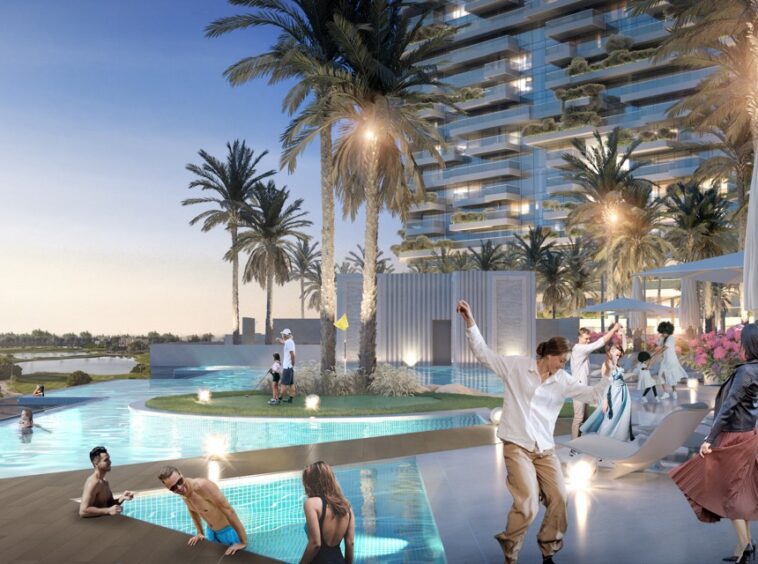 Golf greens in damac hills