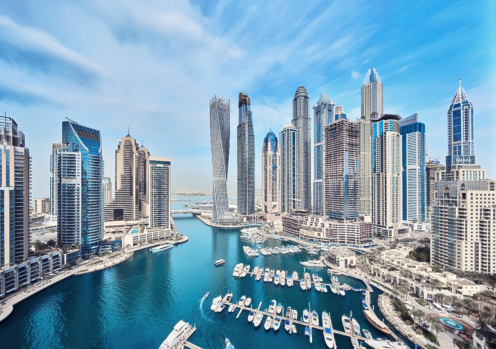 Dubai marina skyline