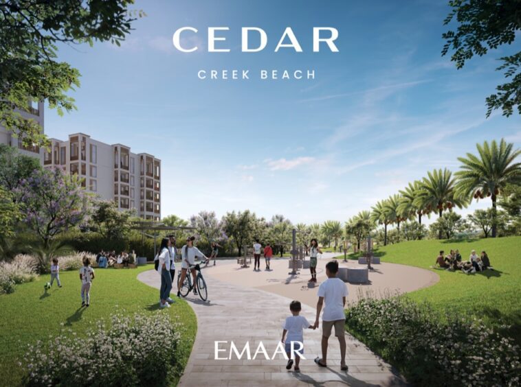 Dubai creek harbour private beach
