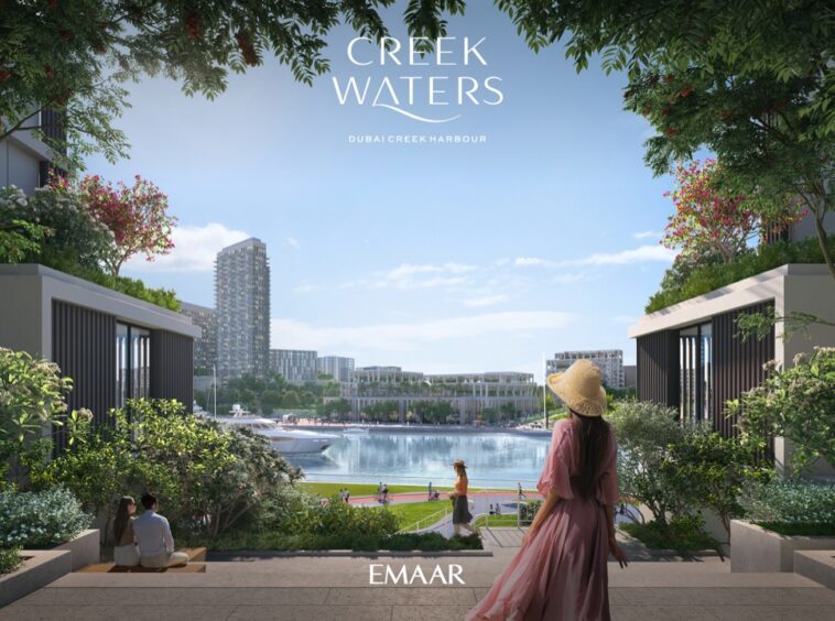 Creek waters view