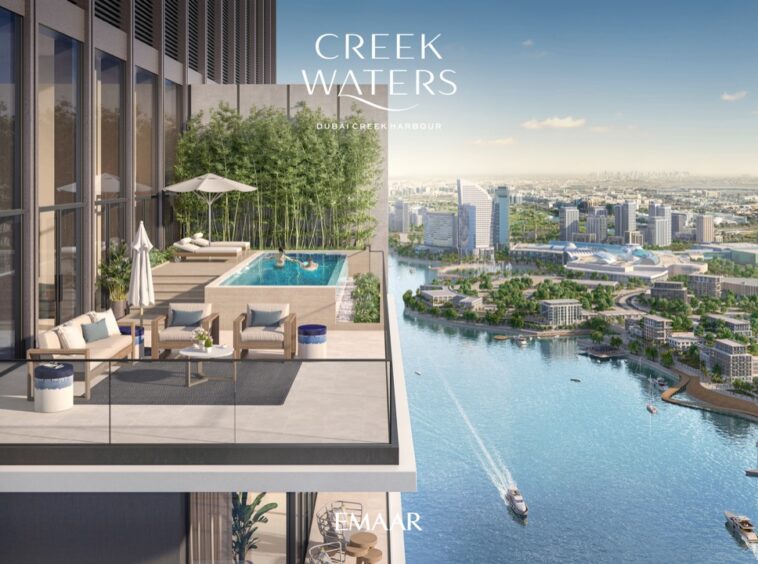 Creek waters view